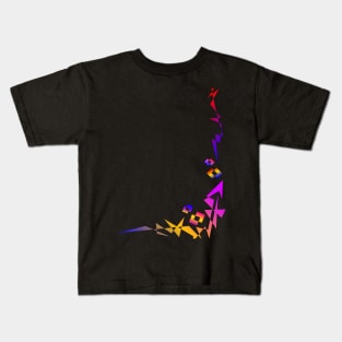 Abstract Gradient Color Kids T-Shirt